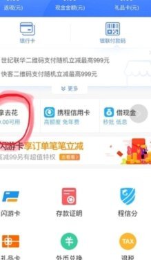 携程拿去花付款的时候怎么没有了